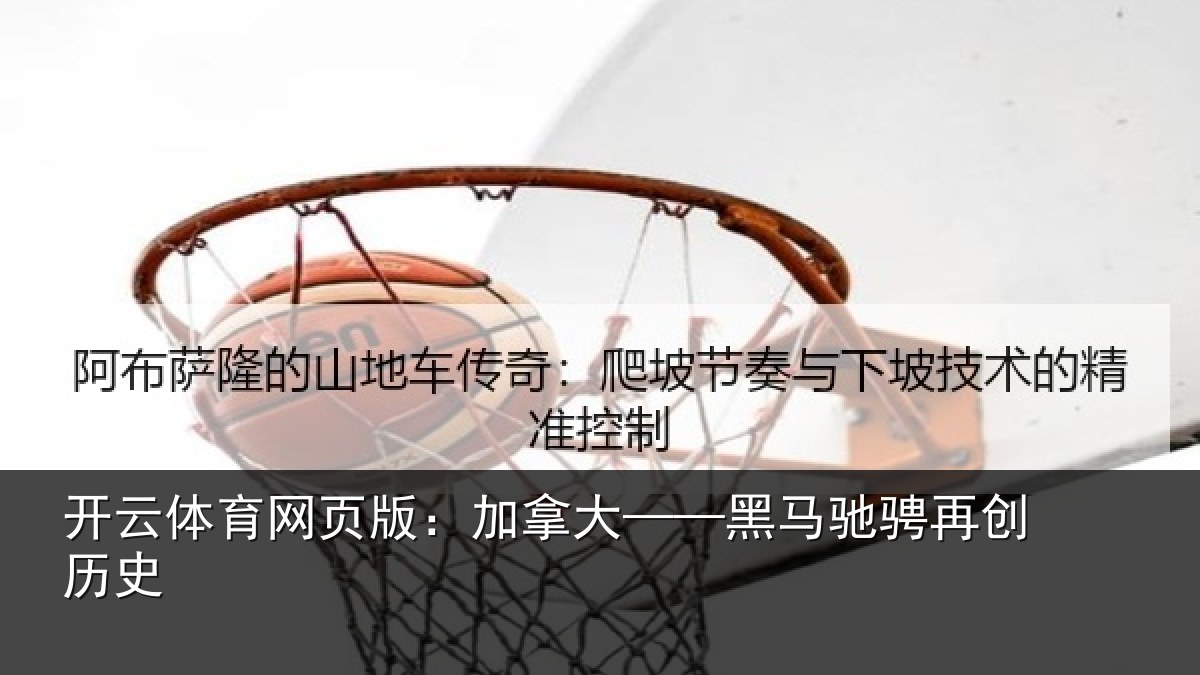 开云体育网页版:加拿大——黑马驰骋再创历史